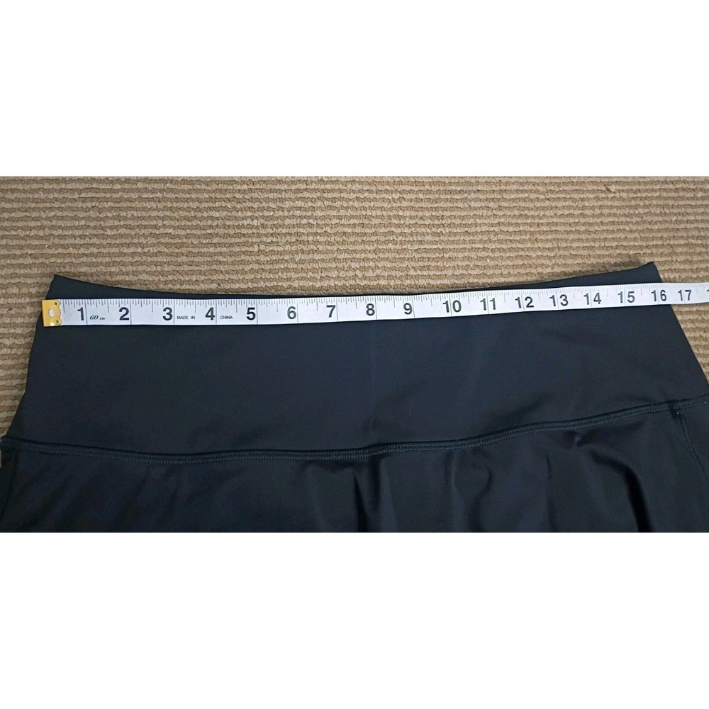 Athleta Ace Tennis Skort 13.5" Women's  size L Athletic Black Skirt Tennis Golf - Picture 3 of 8